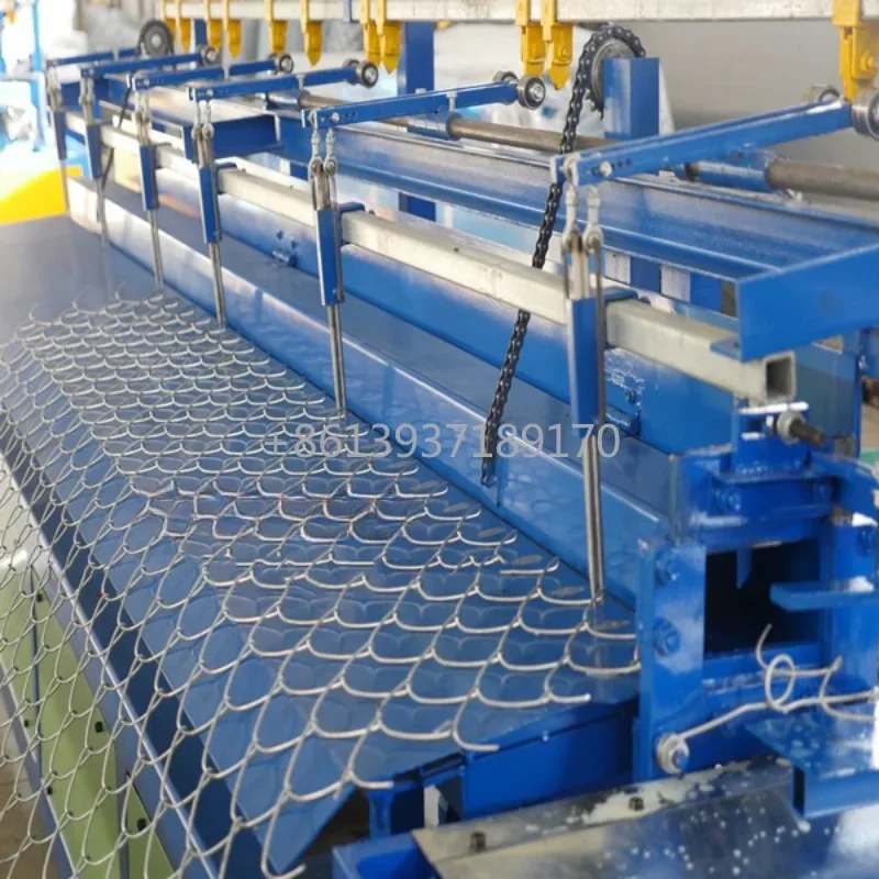 Automatic Chain Link Fence Diamond Metal Mesh Making Machine Wire Fence Machine for Sale