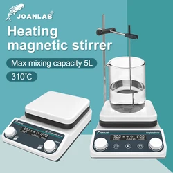 JOANLAB Magnetic Stirrer Hot Plate Digital Display Heating Thermostatic Magnetic Mixer Laboratory 5L 1500rpm