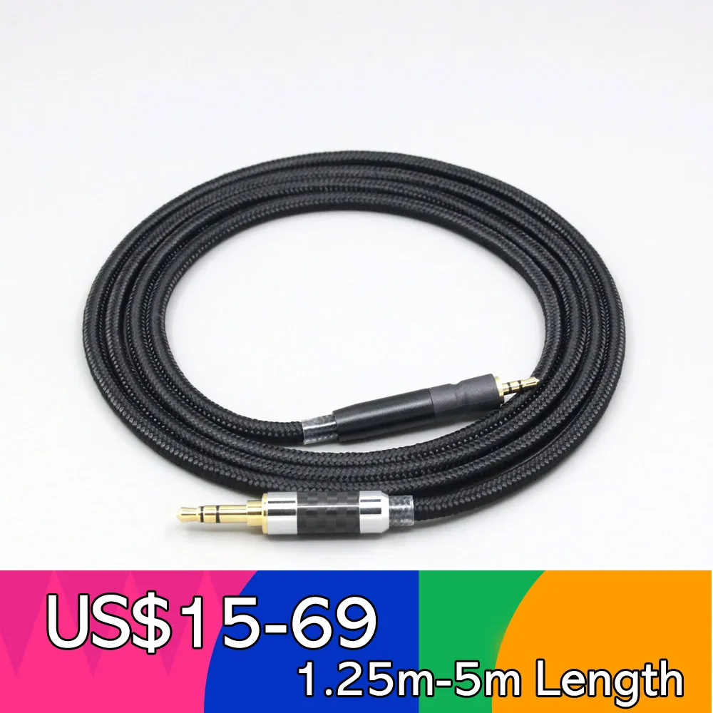 

Super Soft Headphone Nylon OFC Cable For Sennheiser G4me Game One Zero PC 373D GSP 350 500 600 LN008459