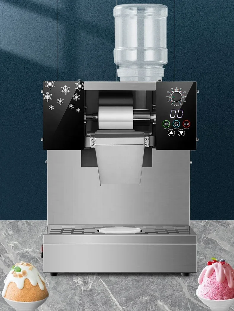 Commercial Automatic Smoothie Snowflake Flake Milk Ice Cream Shaver Hot Selling Fast Milk Snow Ice Machine Air Cooling