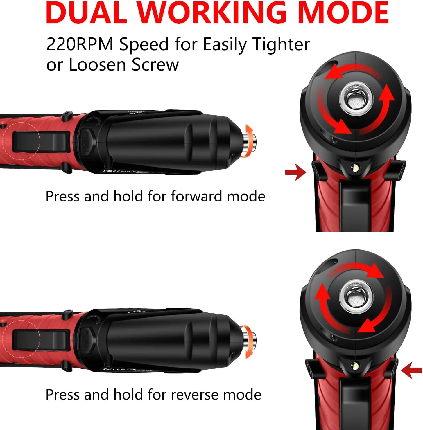 Electric ScrewdriverElectric Screwdriver Cordless Rechargeable Small Power Drill Set 3.6V Li-ion 3.5Nm Max Torque Electric Rotat