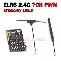 CYCLONE ELRS 2.4G PWM 6CH / 7CH CRSF Receiver Support ELRS 3.2 PWM/CRSF Protocol Copper Pipe Antenna For RC FPV Drone