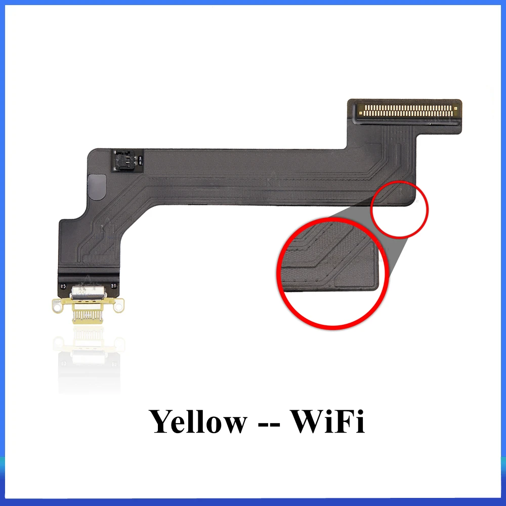 1Pcs for iPad 10 2022 10.9 Inch A2696 A2757 Charging Charger Port Connector Flex Cable 4G Cellular WiFi Replacement Parts