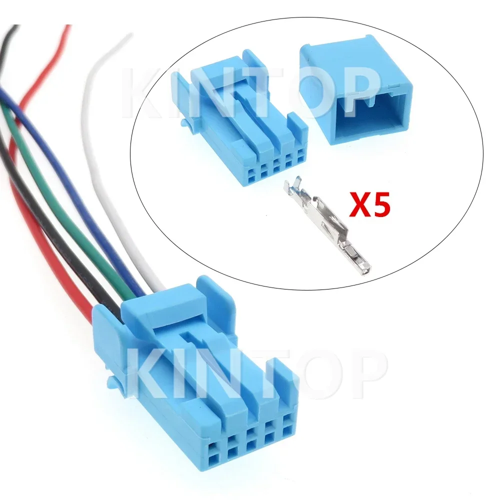 

1 комплект, 5-контактные автомобильные розетки переменного тока в сборе с проводами IL-AG5-5SK-S3C1-LB, автомобильный провод, разъем печатной платы