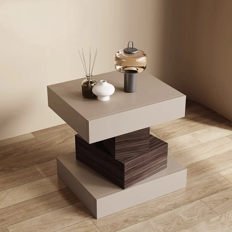 

Modern Luxury Nightstands Unique Design Bedroom Multifunctional Nightstands With Storage Space saving Mesita De Noche Furniture