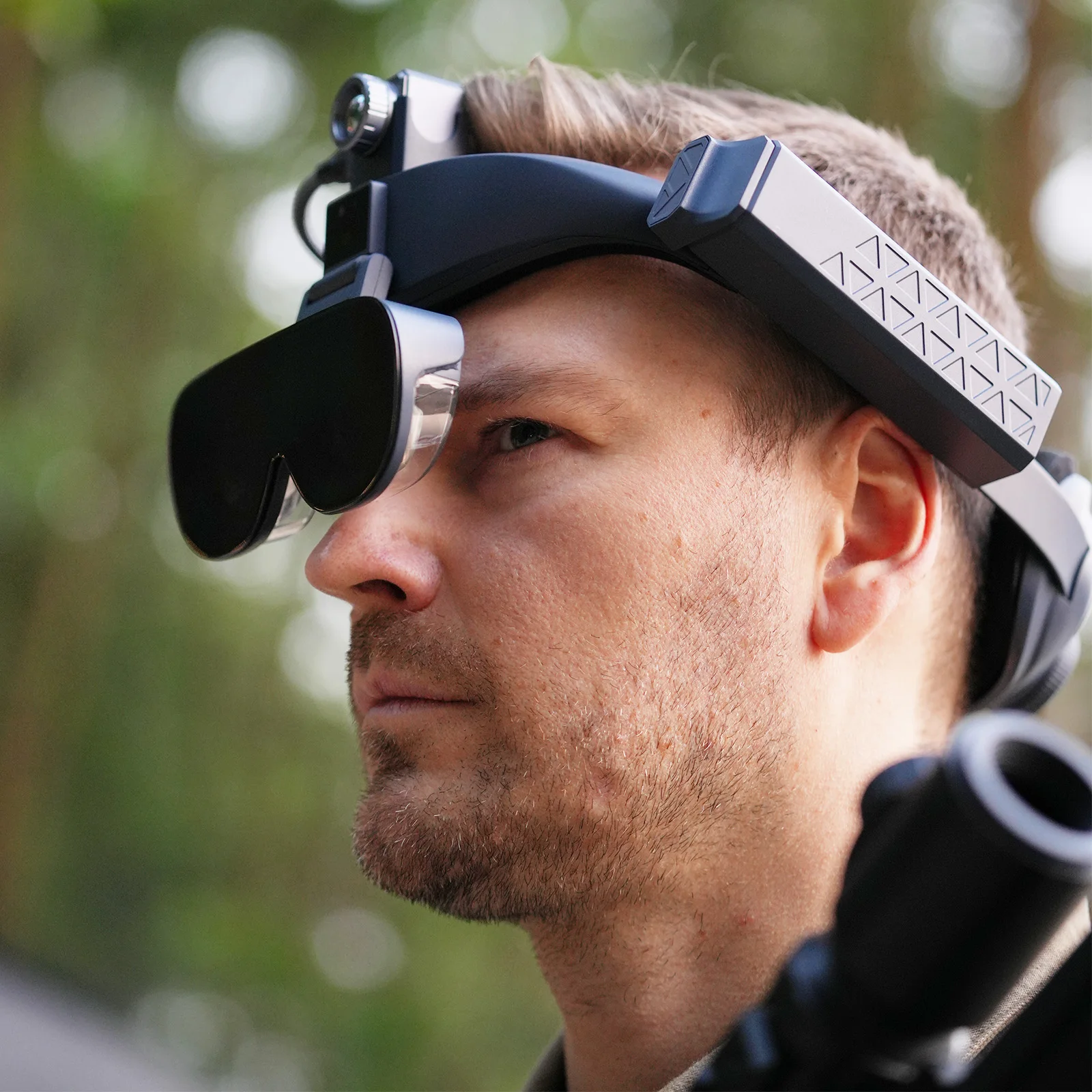 First Thermal AR Glasses With Built-in AI Multifunctional For Thermal Night Vision Hunting Sonar  Dual Lens Endoscope