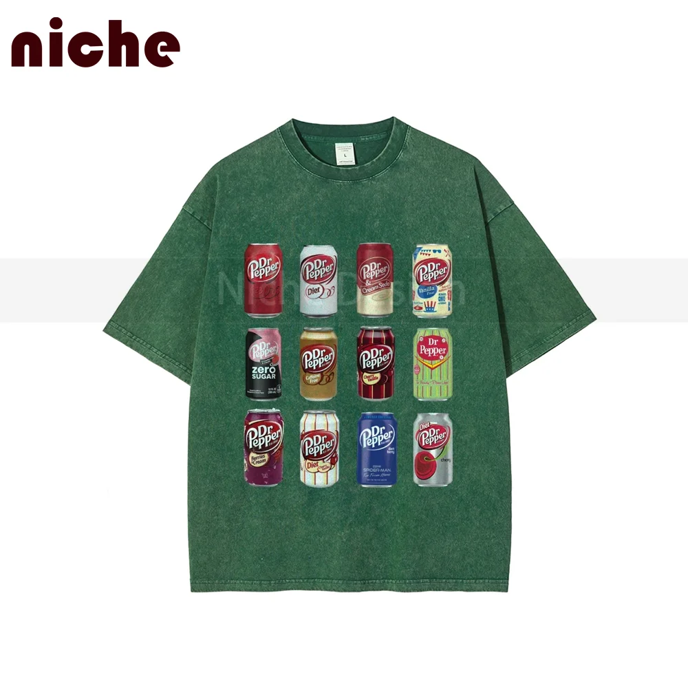 

Chic Fashion Women's T-Shirt Coca-Cola High Quality Printed Short Sleeve New T-Shirt Trendy Designer 100% Cotton Daily Wear