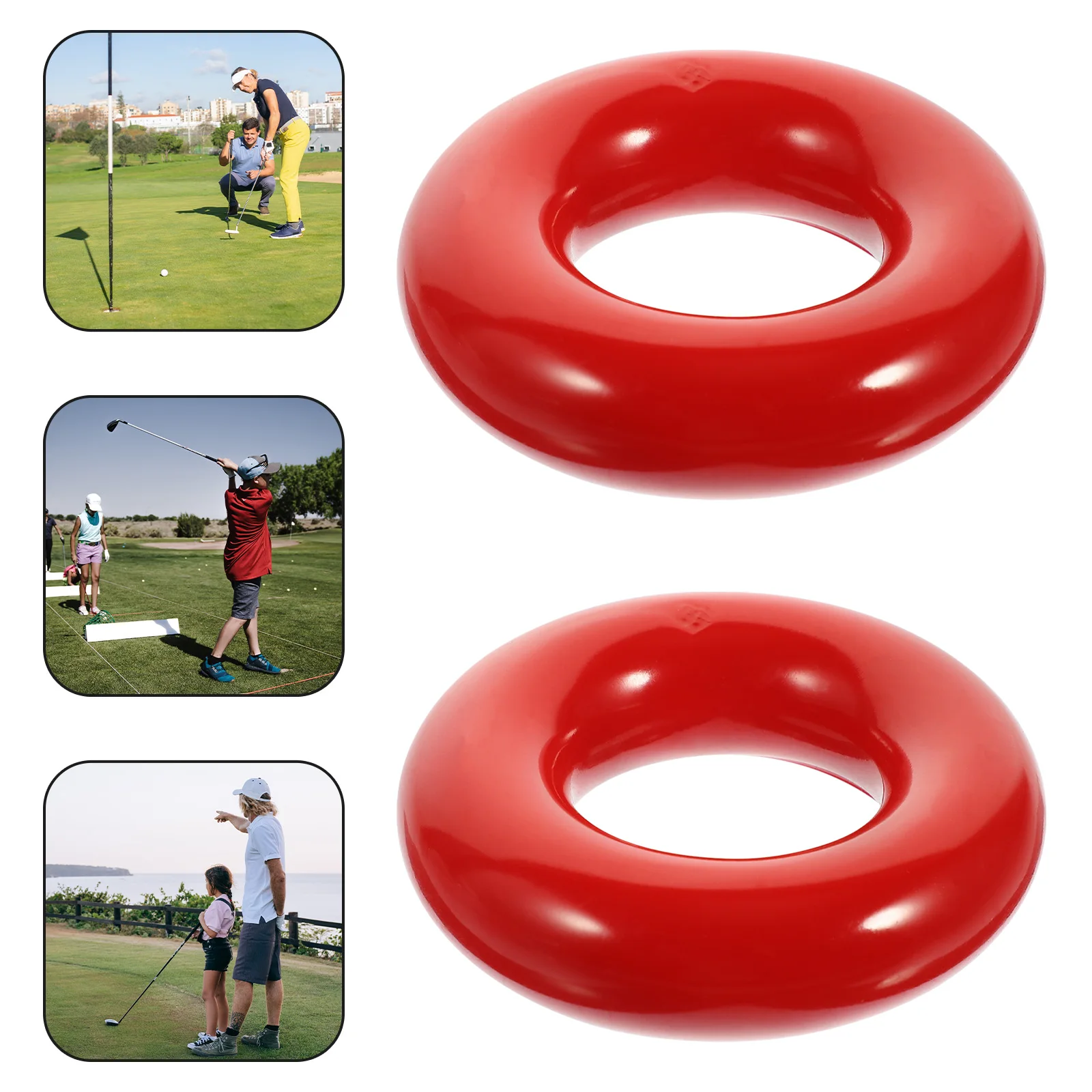 

2 Pcs Golf Weight Ring Training Equipment Swing Weighted Rings Golfing Aid Clubs