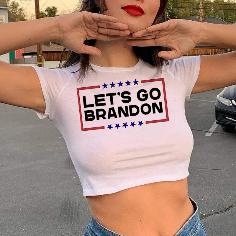 

lets go brandon clothes women vintage ulzzang 2022 print tumblr t shirt t-shirt tumblr