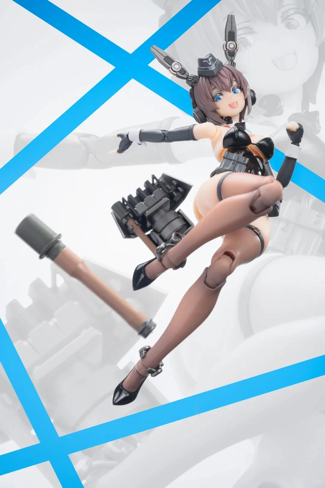 Em estoque novo caracol escudo estúdio 1/12 coelho blindado menina annelice figura articulada coleção decoração ornamento modelo brinquedo