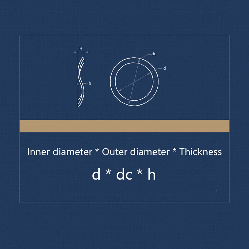 M3 ΩM51 Golf Golfkarton Springs Gerimpelde Metric Ringen A2 304 Rvs Gerimpelde Wasmachines
