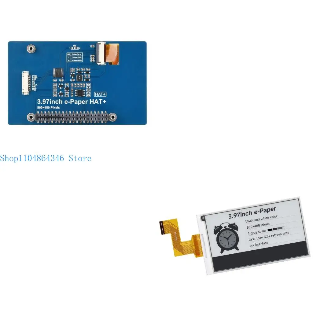 

5asd E Paper Screen Black and White Color And 4 Gray Scale for RPi HAT Compatible