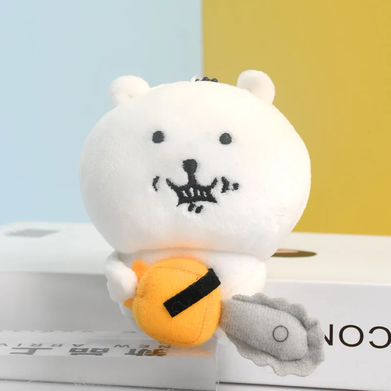Spot Cute Nagano Self-deprecating Bear Chainsaw Bear Pendant Japanese Cartoon Keychain Doll Gift Plush Toy