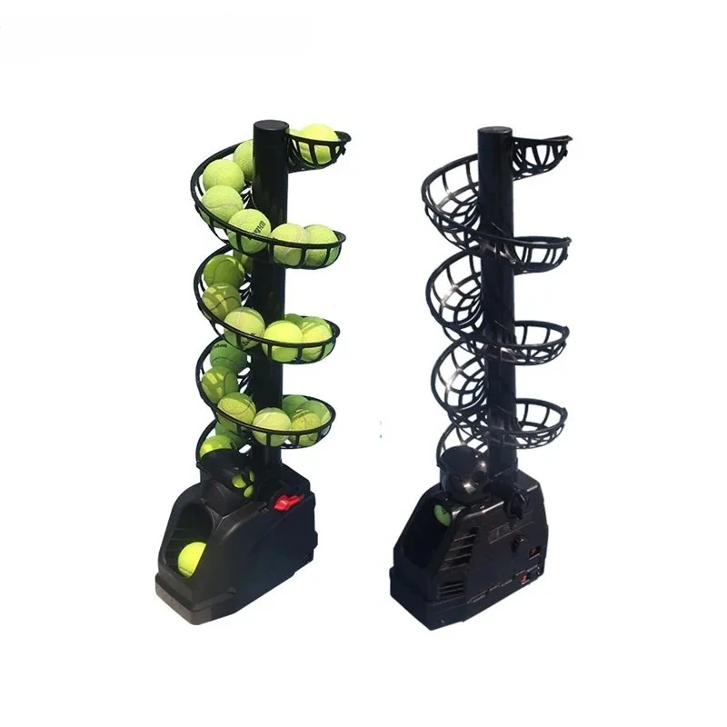 Coach Ball Feeding Machine Portable Tennis Ball Throwing Machine Self-service Single Swing Racket Practice Single Teaching