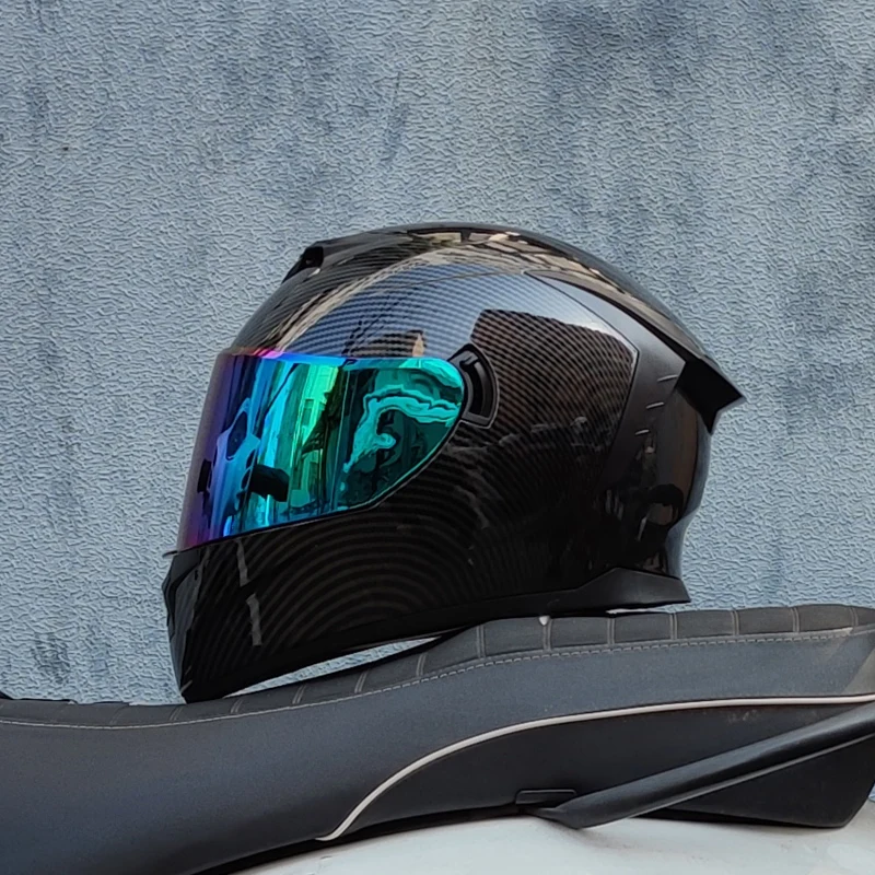 

LVS Мотоциклетный анфас-шлем, одобренный DOT, casque, Хара, ответ с встроенным солнцезащитным козырьком, кепка гоночного шлема