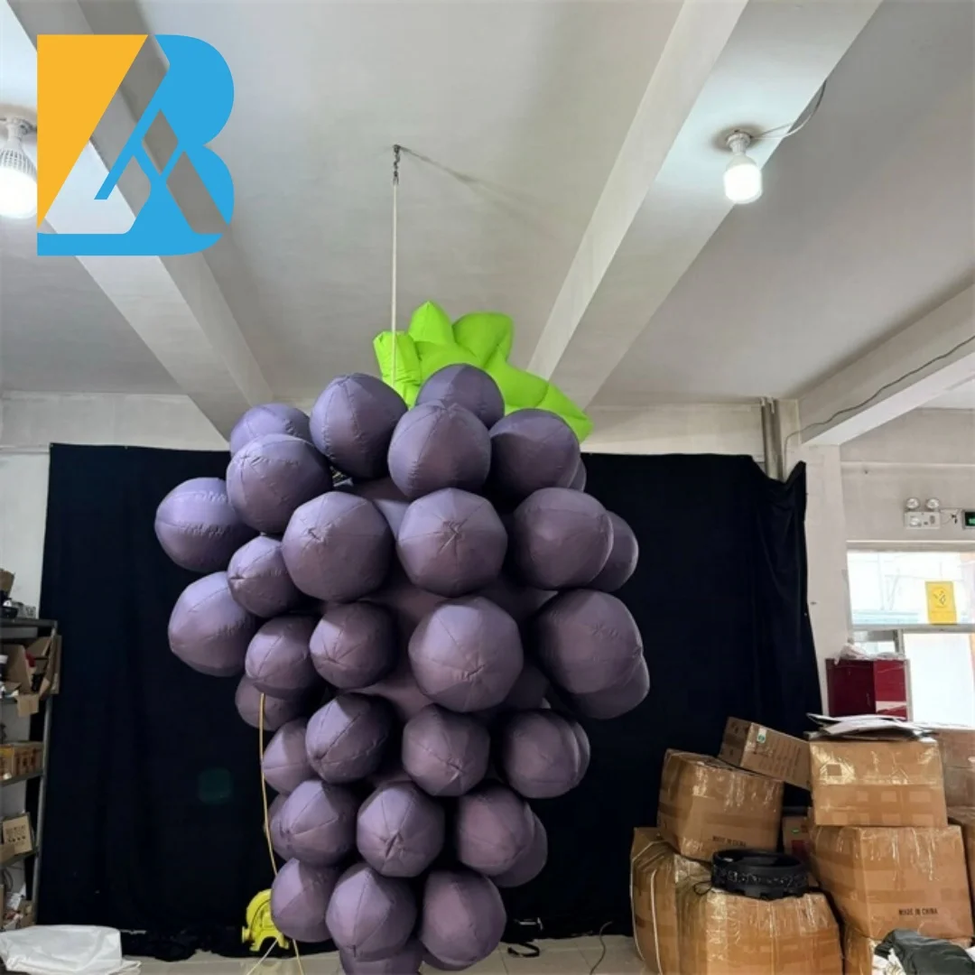 Wykonane na zamówienie artykuły imprezowe Gigantyczne nadmuchiwane winogrona do pięknych zabawek do dekoracji sceny
