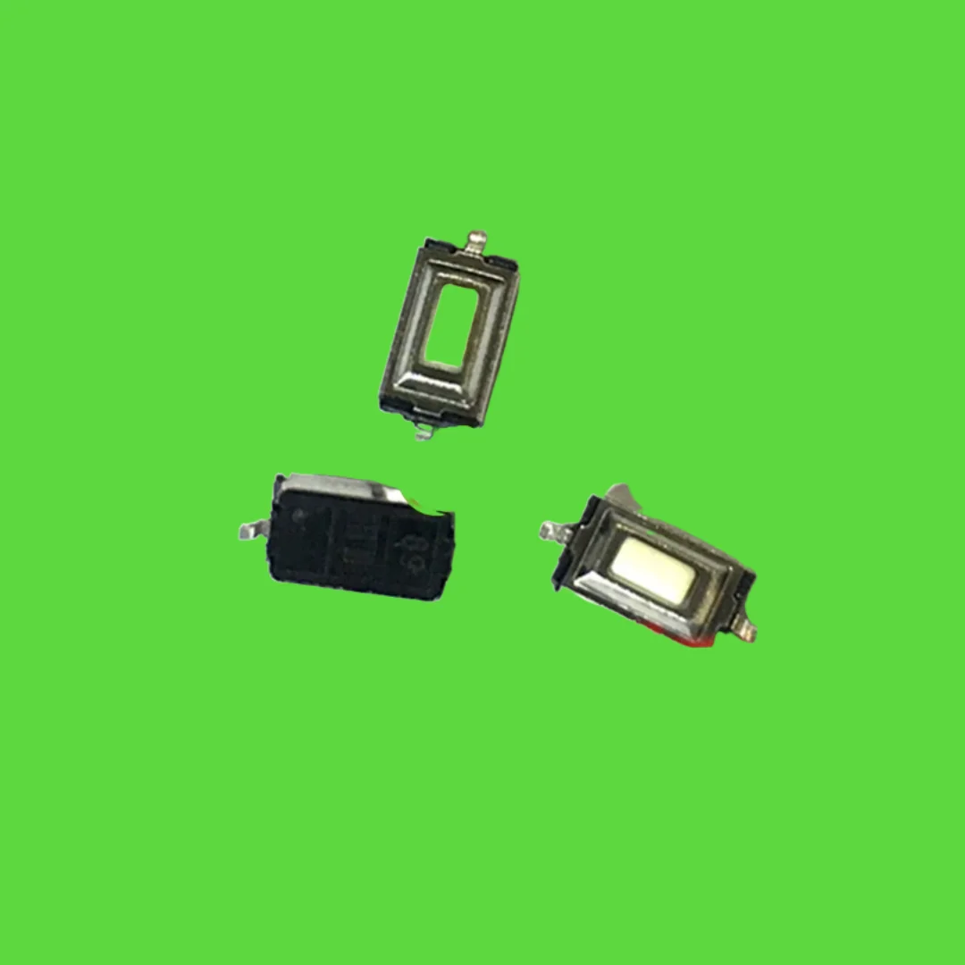 50 قطعة/زر التصحيح 3x6x2.5H زر أبيض اللمس التبديل 2 القدم 2P 3*6*2.5 مللي متر حماية البيئة