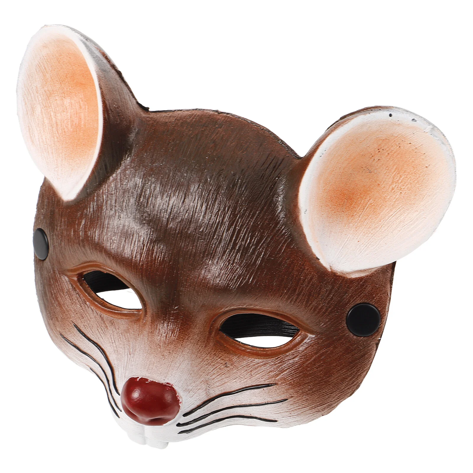 Maschere Animal Halloween Party Mouse Costume Cosplay Masquerade Half Face Rat Carnival Head Cover forniture Latex Cospaly spaventoso 3D