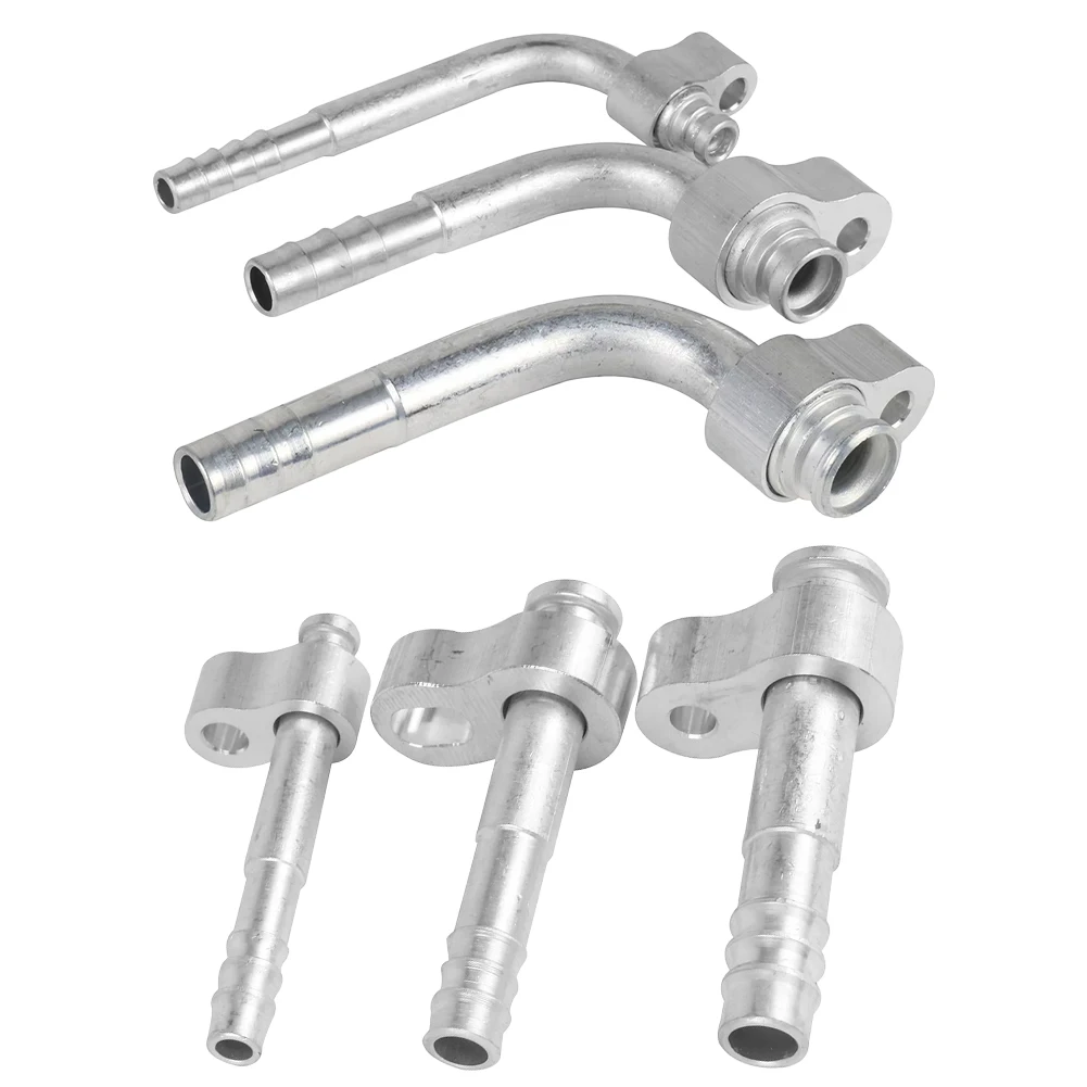 

3X Car Air Conditioner Movable Panel Connector Radiator Evaporator Adapter For R134a Fixture Hose A/C Air Cooling Joint Fitting