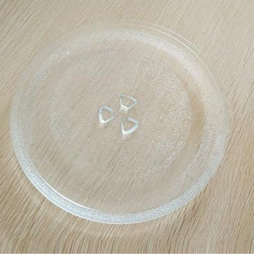 Y-Microwave Oven Accessories Microwave Glass Turntable Tray Glass Plate Accessory 24.5cm Diameter