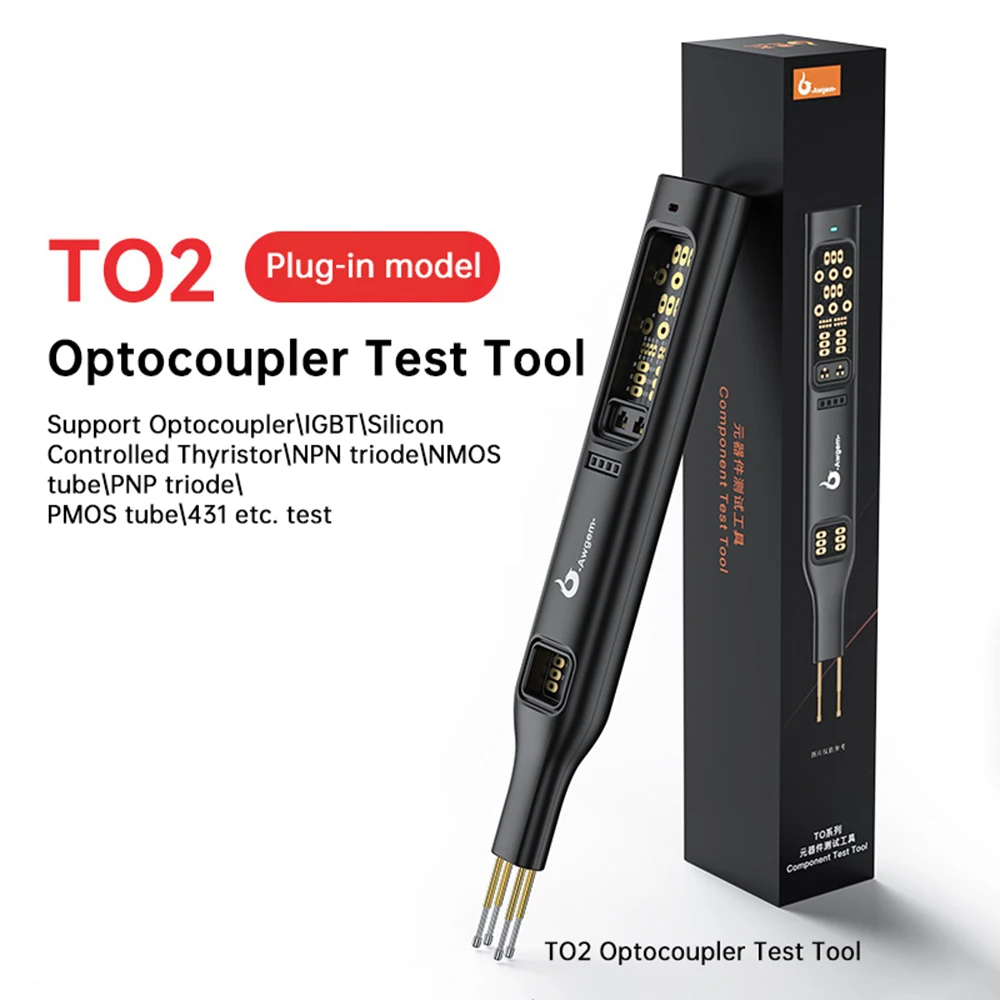 Optocoupler Tester Transistor Tester For NMOS/PMOS Tube PNP/NPN Triode Transistor For IGBT/431/Thyristors Tester Tool