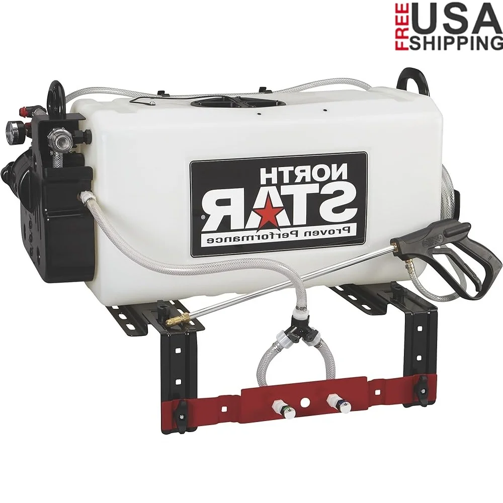 

High Flow ATV Boomless Broadcast Spot Sprayer 12V 5.5 GPM 60 PSI Chemical Resistant Viton Pump Pest Control Fertilizer Weed