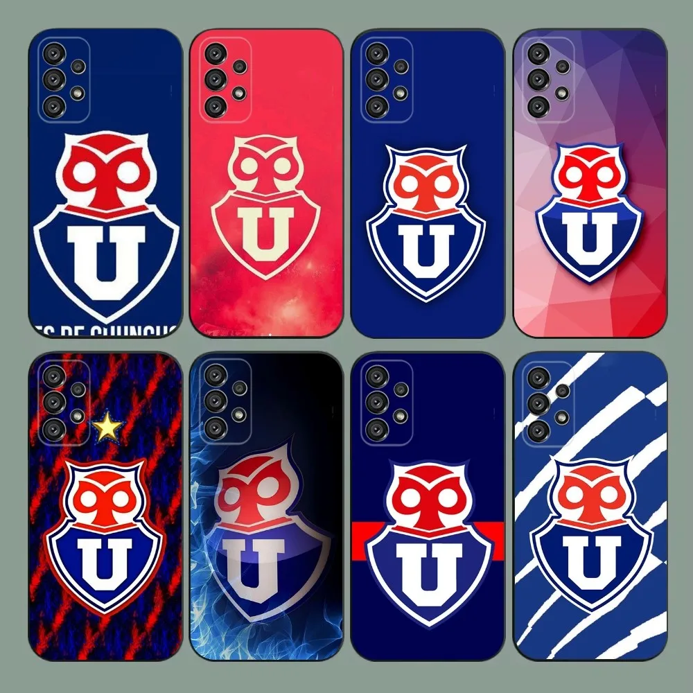 Chile U-University Logo Phone Case For Samsung Galaxy A20,A21s,A22,A31,A32,A52,A53,A72,73,A80,A91 Soft Black Cover