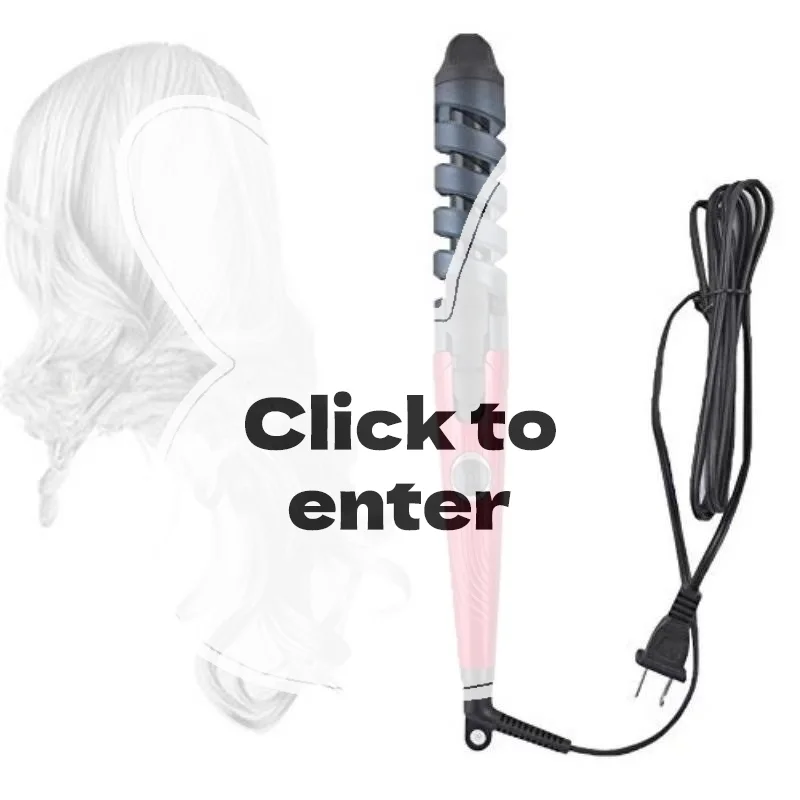 2-in-1 Curling Iron EU Plug 1Pcs Constant Temperature Hair Curler for Short Medium Long Hair Holiday Gift