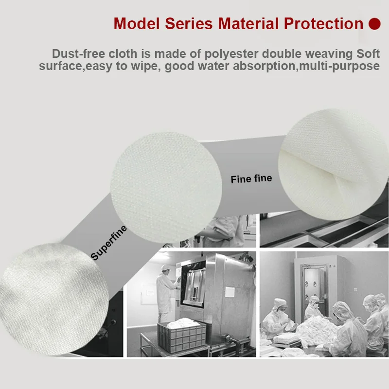 Mechanic hk5090 limpador de sala limpa anti-estática para celular, laptop, tablet, tela lcd, lente, capa traseira, pano de limpeza de poeira de vidro