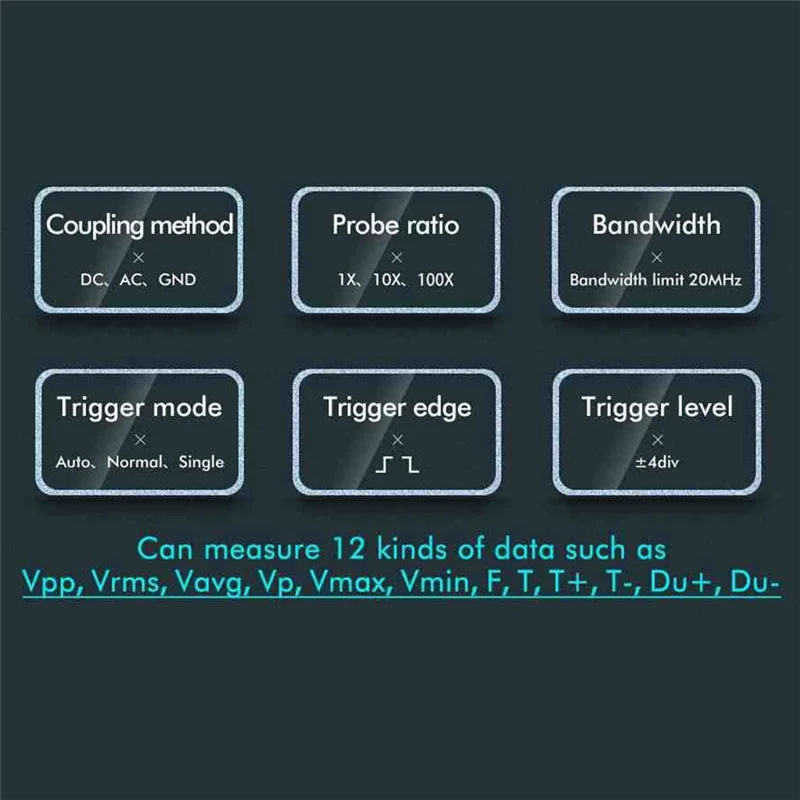 -A25M ET202D 80Mhz 250Msa/S راسم الذبذبات للتخزين الرقمي مولد إشارة متعدد 3 في 1 طقم أدوات إصلاح السيارات الإلكترونية