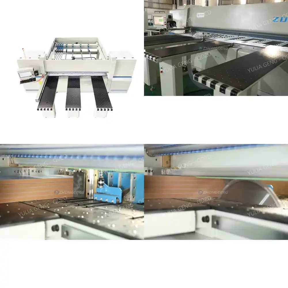 High Capacity CNC Beam Saw for Bulk Wood Processing in Chinese Manufacturing Plantship