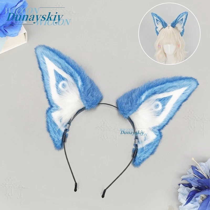Anime Role Play Ornament Game Peripheral Genshin Impact Ororon Cos Beast Ear Headband Fox Ear Hair Accessory Comic Con Cos Prop - view 3