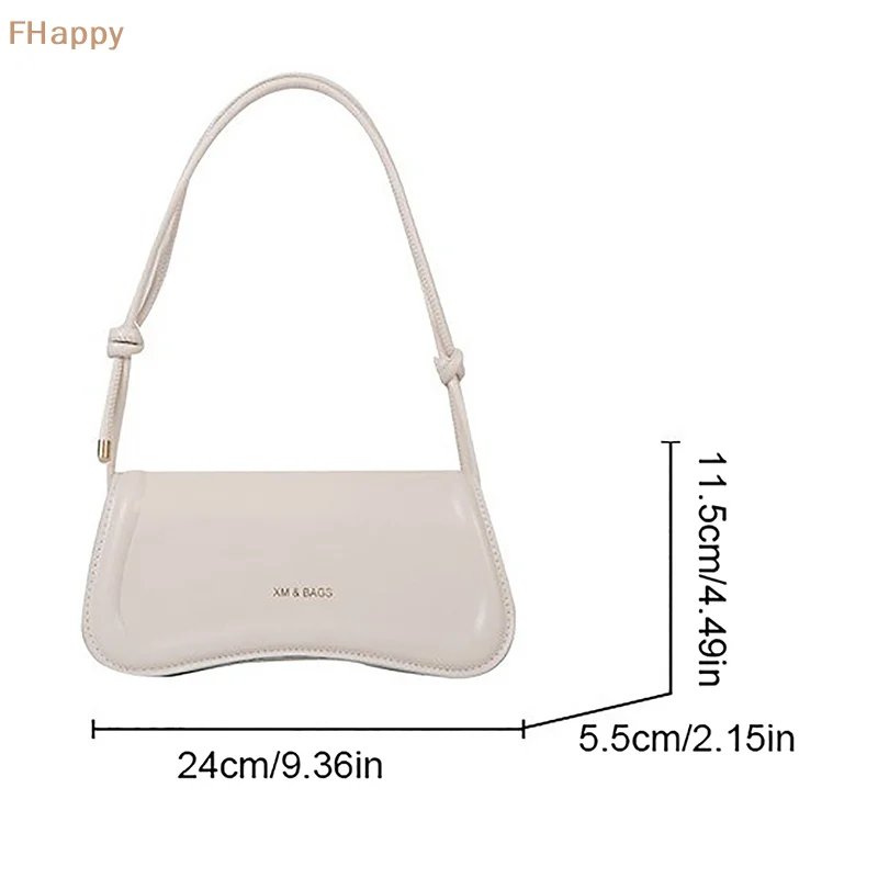 Weiche pu Leder Frauen Achsel Tasche Umhängetasche für Damen Retro einfarbige Handtasche Mode Mädchen kleine Umhängetasche