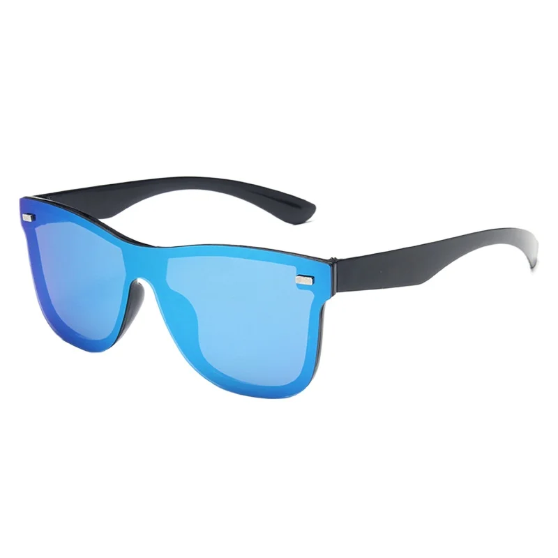 

Fashion Rimless Sunglasses Men Vintage Square One-piece Lens Sun Glasses Stylish Brand Driving Vacation Shades