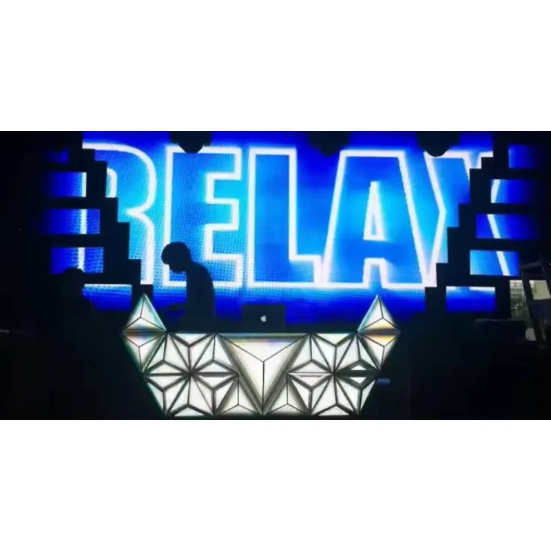 Innovative P2.5 GOB LED Module Panel Curved DJ Table Booth Display Screen for Disco Bar Stage Live Performance Decoration view 2