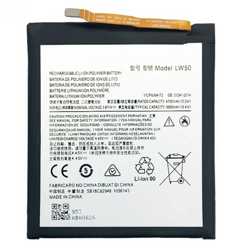 LW50 High Quality Phone Battery 3.87V 5000mAh For Motorola Moto Edge Plus Edge+ XT2061-3 Brand New Replacement Battery