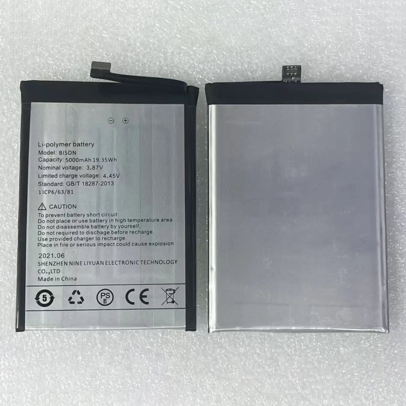 

Новый аккумулятор 5000 мАч 3,87 В для BISON/BISON Pro