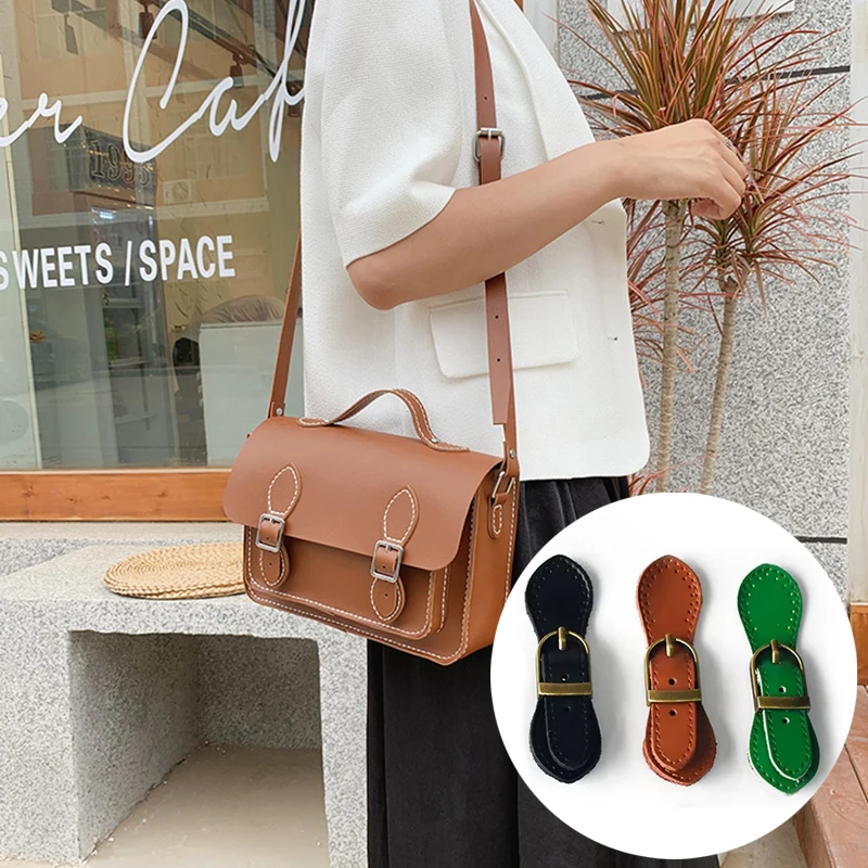 Bag Magnetic Buttons Genuine Leather Bronze Hasp Buckle Cambridge Bag Fastener Women Handmade DIY Crossbody Handbag Accessories