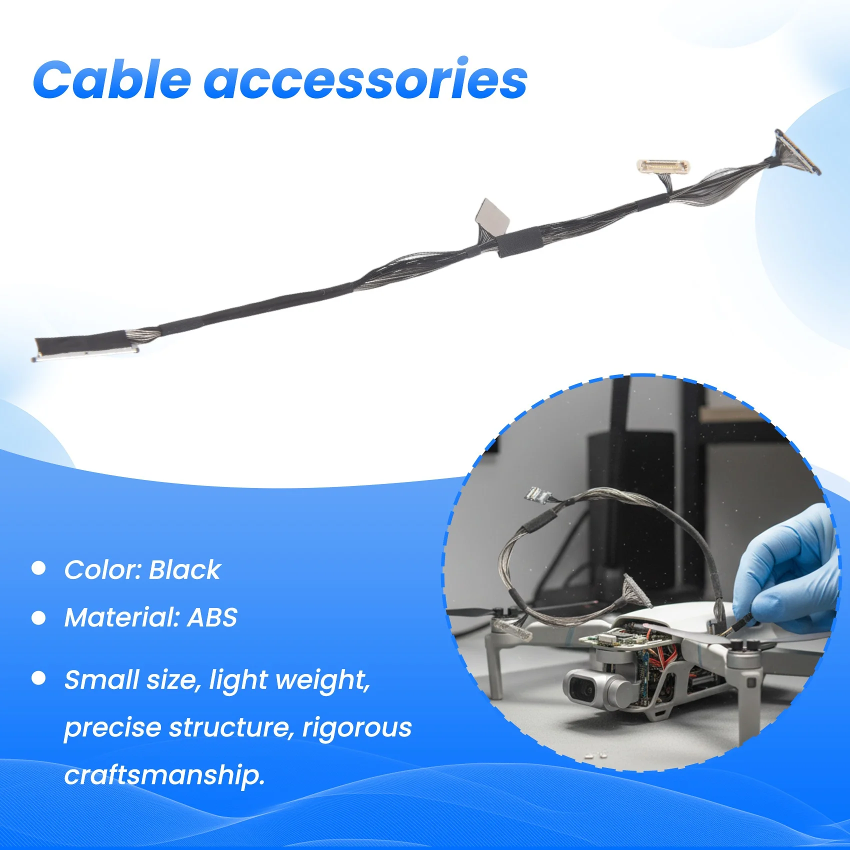 ABFKL Gimbal Camera PTZ Signal Cable for DJI Mavic Mini 3 Pro Line Transmission Flex Wire Drone Replacement Parts