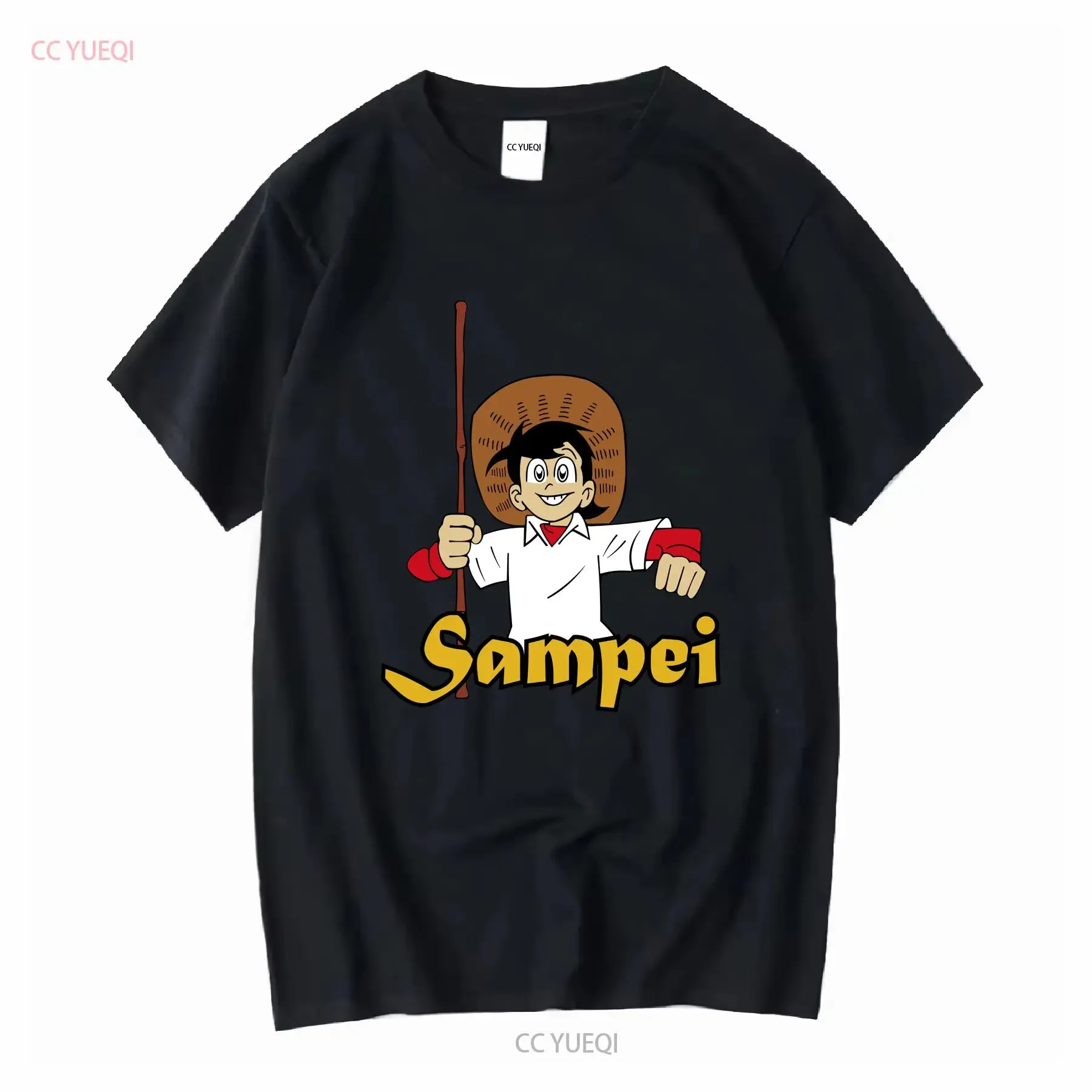 Camiseta Sampei le Pêcheur Pêche Dish Japon Dessins Animés Âge 80 mangas largas o cortas vintage Lavado Versátil