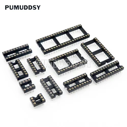 10pcs Round Hole IC Socket Connector DIP 6 8 14 16 18 20 24 28 40 Pin Sockets DIP6 DIP8 DIP14 DIP16 DIP18 DIP20 DIP28 DIP40 PIN