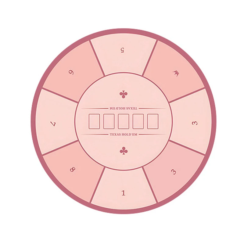 120cm redondo texas hold'em poker baccarat tapete de mesa de jogo disponível silencioso toalha de mesa antiderrapante para entretenimento de casino