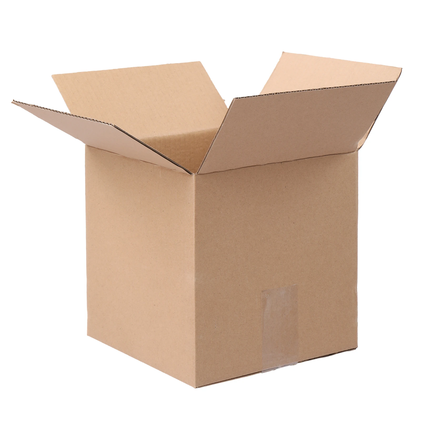 50pcs Box Mailers 8 "x 8" X 8 "(20.3x20.3x20.3cm) Thick 3mm Corrugated Cardboard Box in Kraft Paper Color