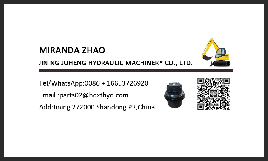 굴삭기 TM40 여행 모터 TM40 최종 드라이브 Assy