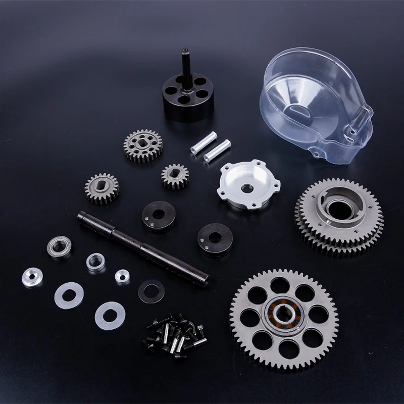 TAO Metal 3 Speed Gear Set Transmission Kit for 1/5 HPI ROFUN BAHA KM ROVAN BAJA 5B 5T SS Rc Car Racing Toys Parts