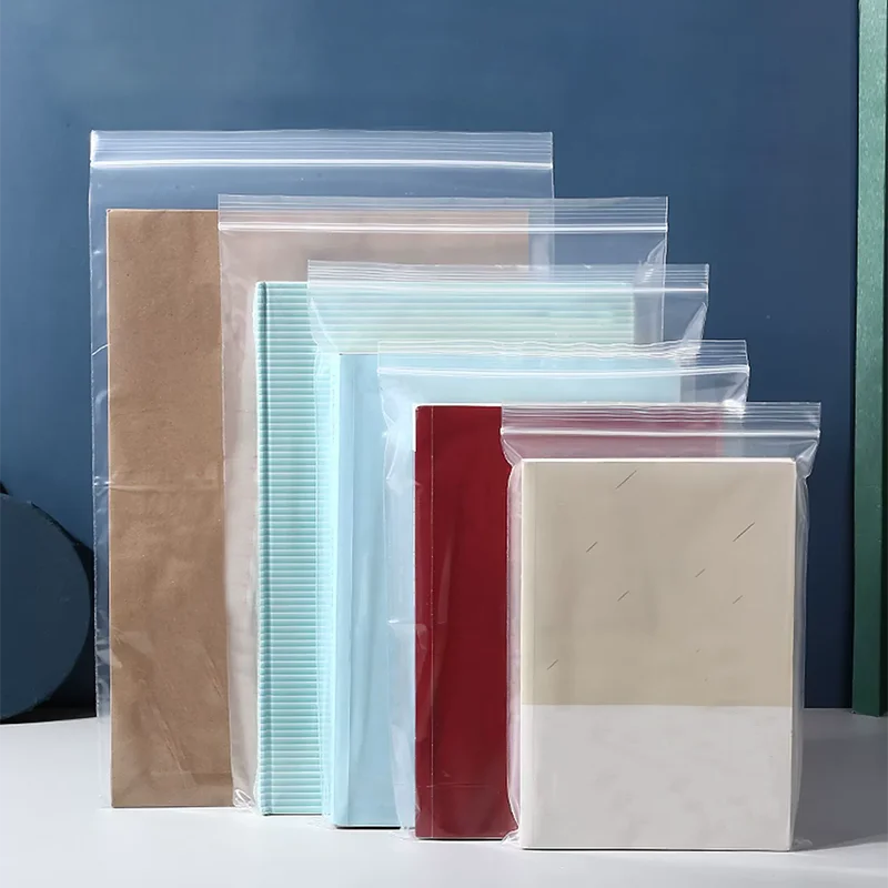 100pcs candy bags plastic ziplock bags party supplies sealed bags waterproof bags hardware gift packaging bags with custom logo