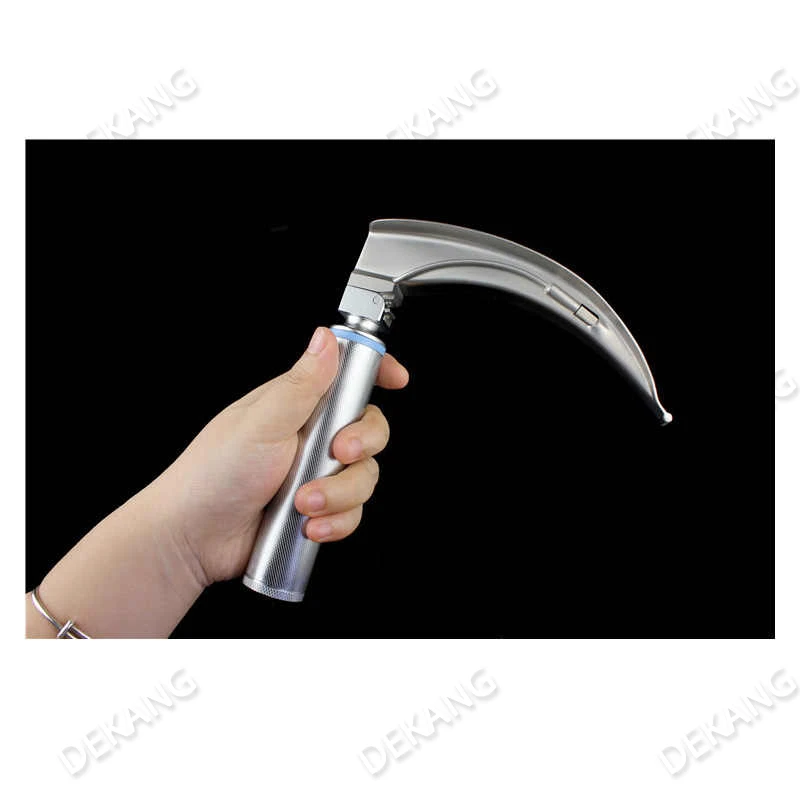 Led الفولاذ المقاوم للصدأ سبائك التيتانيوم الكبار والأطفال منظار الحنجرة الرغامي التنبيب المصباح الكهربي منظار الحنجرة #2