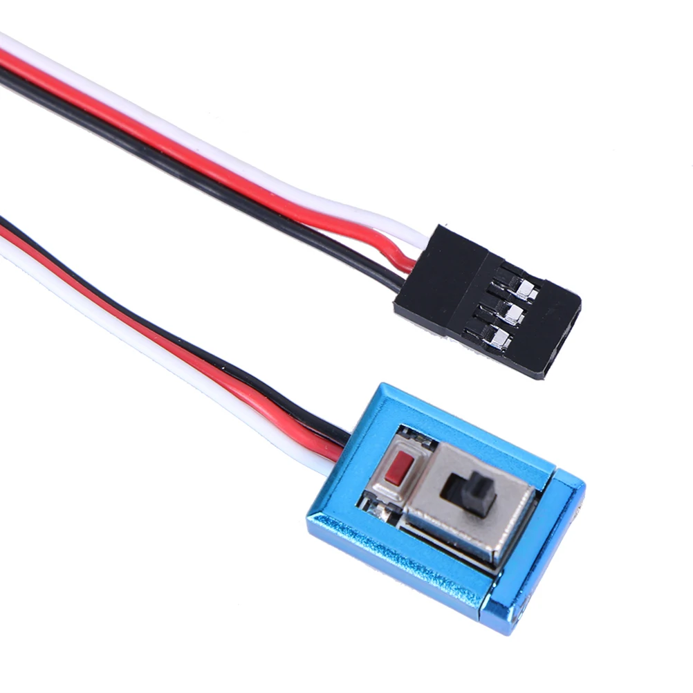 

120A Esc Controller For Rc Car 1:10 1:8 Truck Waterproof Heat Protection Low Voltage Blue Gps Accessory