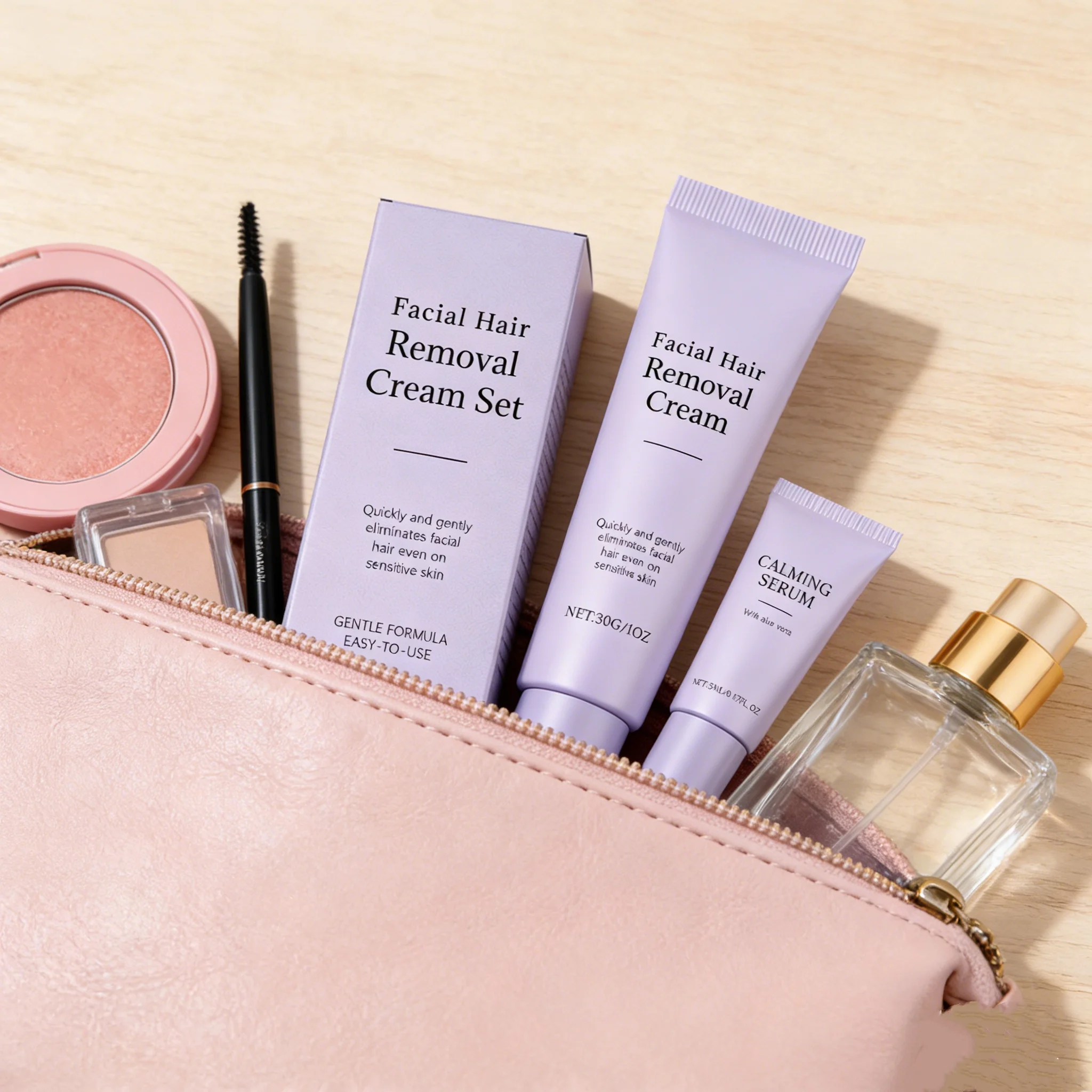 Hair Remove Set For Woman With Face Essence Skin Cleansing Painless Private Part Permanently Growth Inhibitor Hair Removal Cream
