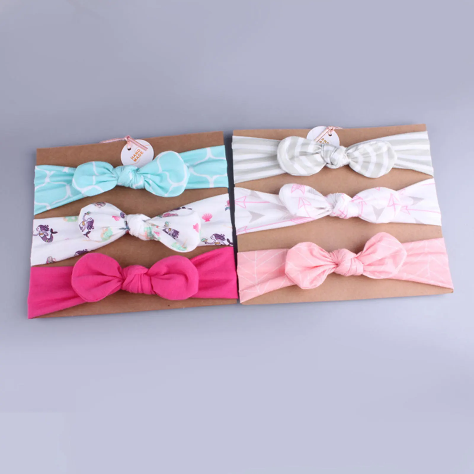 

3Pcs Infant Hair Accessories Baby Bow Headbands Set Stretchy Hairbands for Girls Photography Props Under 2 Years